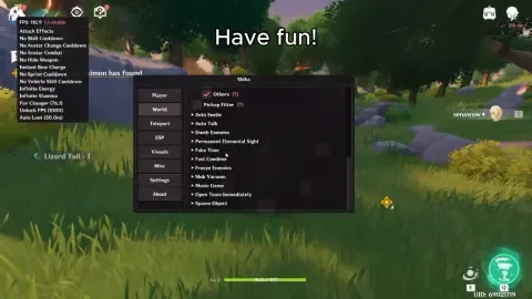 Genshin Impact Hacks — ESP, aimbot & radar in match